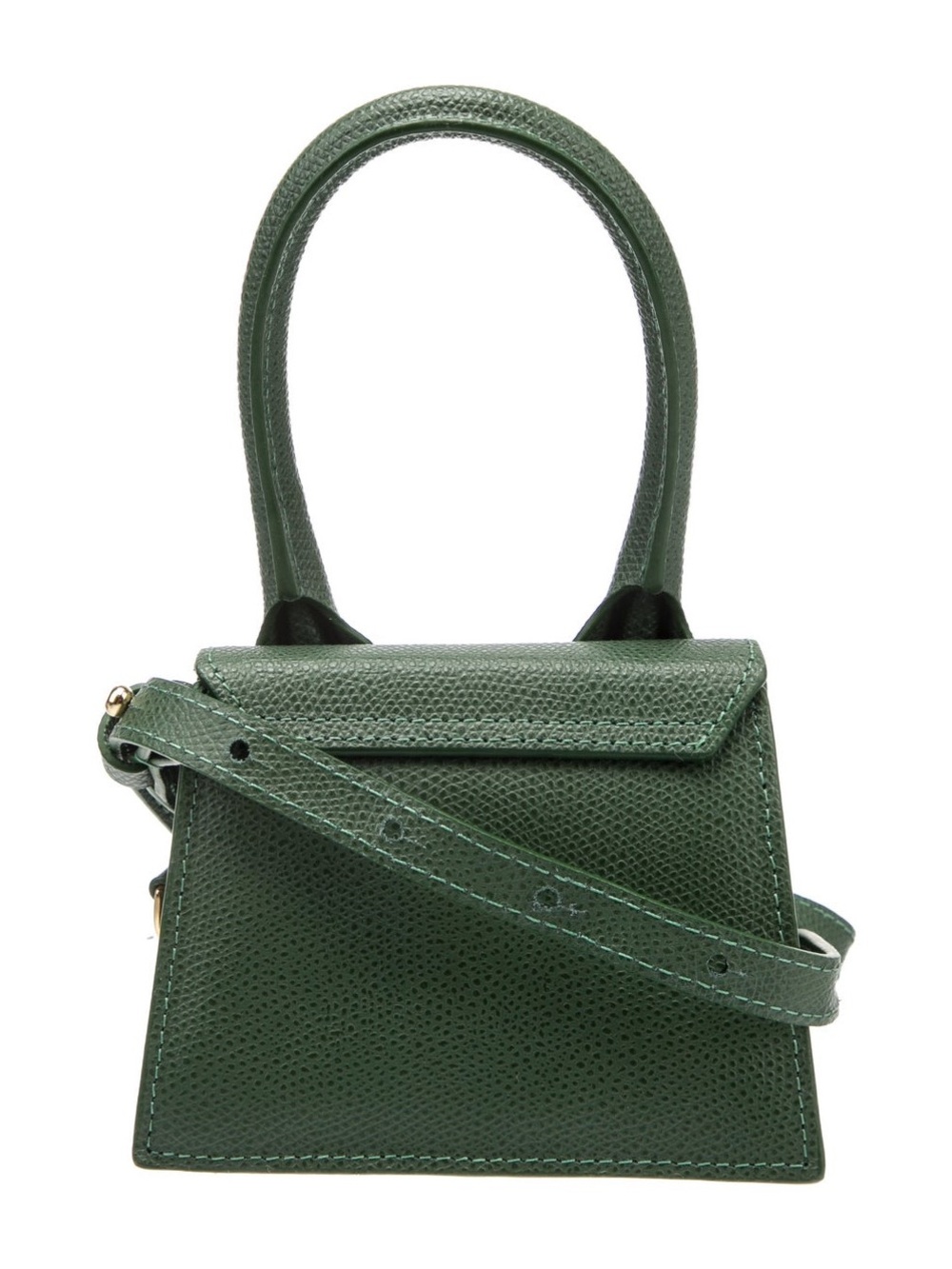 Jacquemus Mini le chuquito green Leather bag. Excellent condition. No long strap - Picture 3 of 4